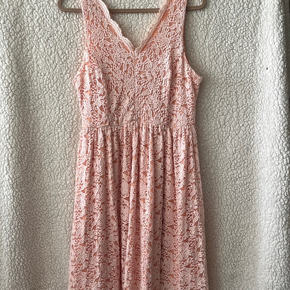 Yellow Star lace mini dress size XL